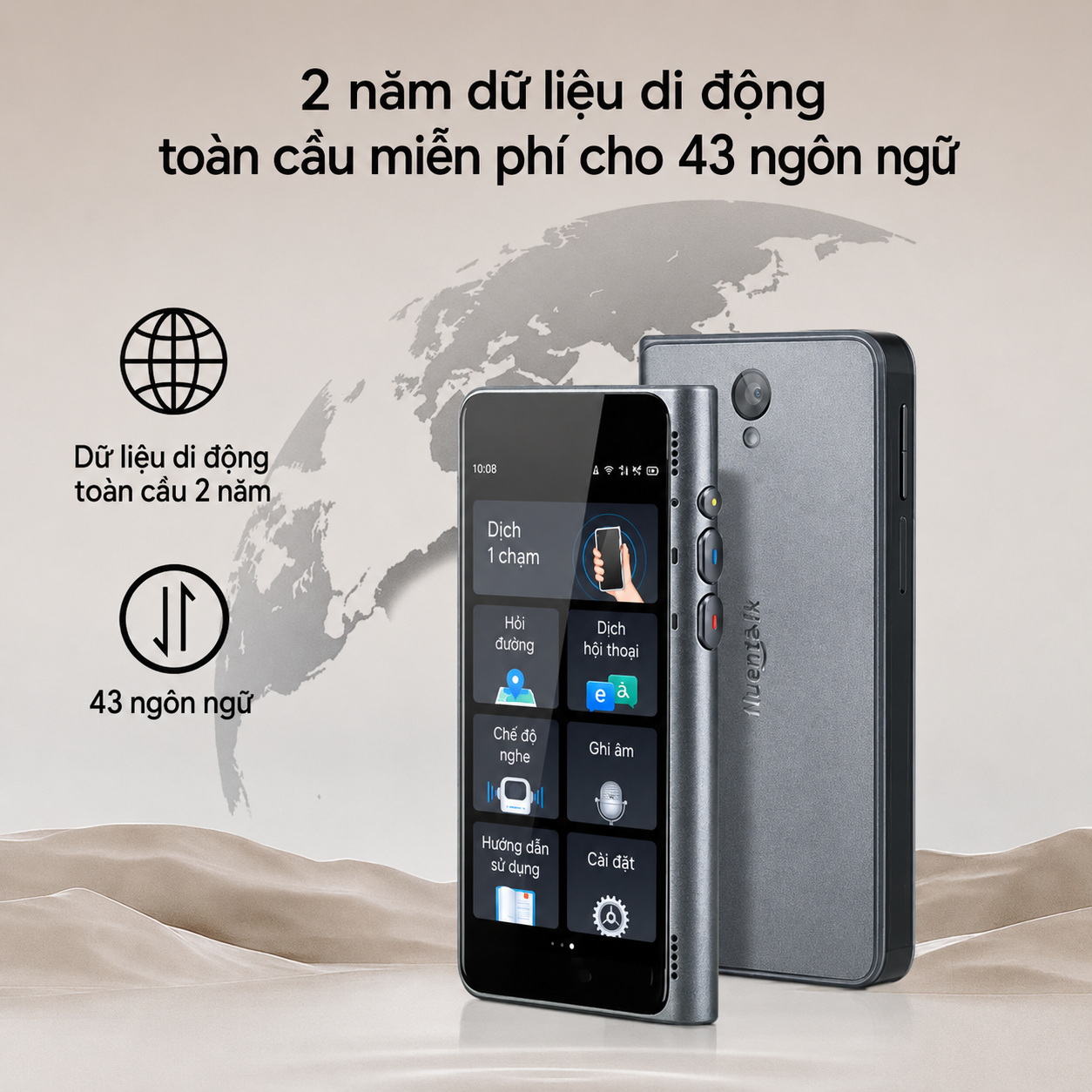 Máy phiên dịch AI Timekettle Fluentalk T1 - Ảnh 3
